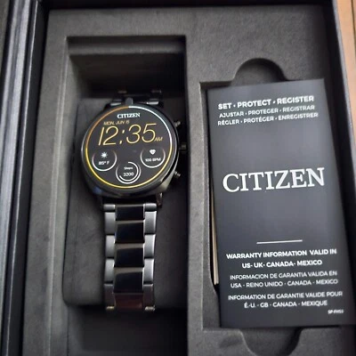 Citizen CZ Smart PQ2 41MM Black Stainless Steel Casual Smartwatch - MX1005-83X - Image 1 of 4