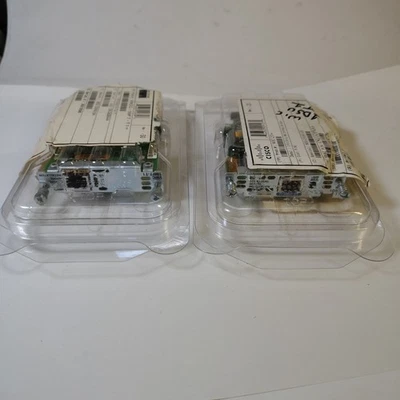 CISCO WIC-1DSU-T1-V2 & VWIC-1MFT-T1 Cards,  RJ-48, WAN Interface Card - Image 1 of 4