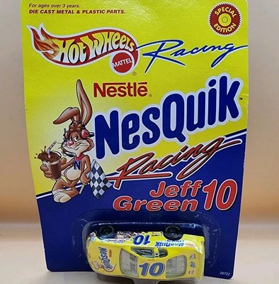 Hot Wheels, Nestle Nesquik Racing Car, Jeff Green #10, Monte Carlo, 2000 - Image 1 of 3