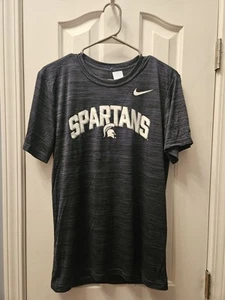 NWT MENS NIKE DRIFIT Michigan State Spartans MSU Football Shirt T-Shirt Small - Picture 1 of 3
