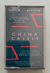 China Crisis – Review Preview Original 1986 Virgin Sampler Cassette - Picture 1 of 3