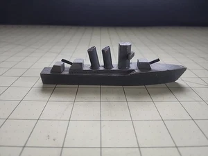 BATTLESHIP WOOD FOLKART - Imagen 1 de 6
