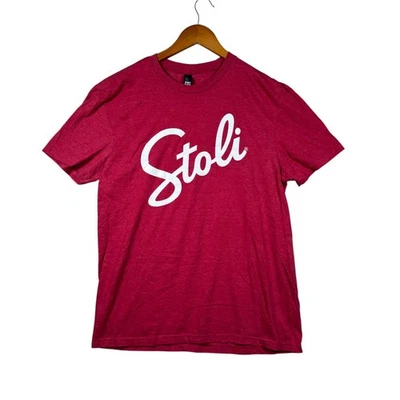 Camiseta Para Hombre Gráfica Rojo Estoli Vodka Stolichnaya Rusa Alcohol Frat M Foto 1 de 3