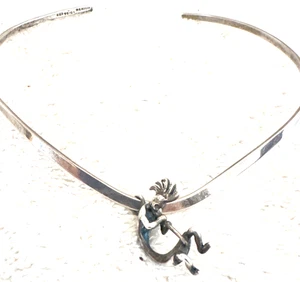 Collar KOKOPELLI de Plata Esterlina ESTILO SUROESTE TAXCO MÉXICO De Colección - Imagen 1 de 6