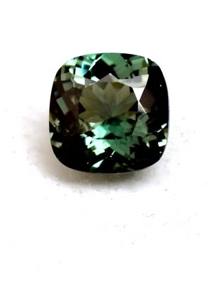 Natural Mozambique Green Tourmaline 6.70 Ct Cushion Cut Loose Gemstone TREATED - Image 1 of 4