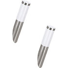 2 Pack Offset Ip44 Outdoor Wall Light Stainless Steel 1X 12W E27 Porch Lamp