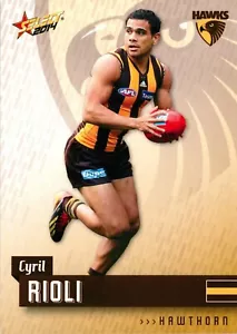 Tarjeta de Premiers 2014 Hawthorn Hawks AFL Cyril Rioli - Imagen 1 de 3