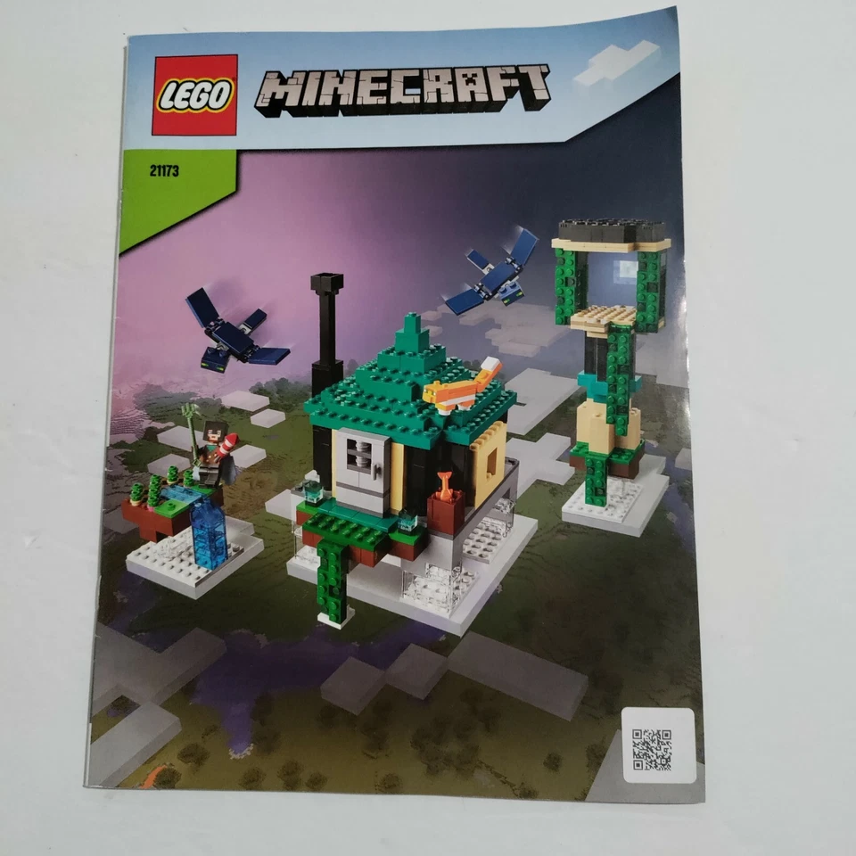 LEGO Minecraft The Sky Tower 21173 Instructions Manual Booklet ONLY - No Bricks - Image 1 of 4