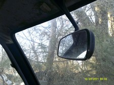 1981-1986 isuzu pup rearview mirror inside cab 
