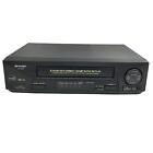 Sharp VC-H810 VCR 4 Head HiFi VCR - Tested Works Great Remote Not Included. 