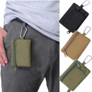 Tactical Molle EDC Wallet Key Pouch Small Coin Card Key Ring Wallet Purse New - Picture 1 of 15