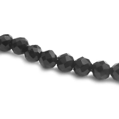 Perlen aus Quarz (synthetisch) schwarz ca.1,8 mm ca. 210 Stück nenad-design R073 - Bild 1 von 4