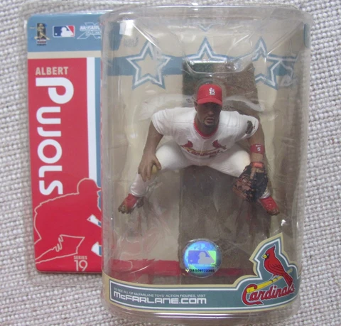 2007 Albert Pujols Series 19 McFarlane Figure White Jersey St. Louis Cardinals N Cover