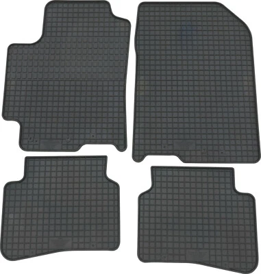 Rubber mats 4 pieces black for Kia Stonic from 09/2017 fit floor mats Petex - Image 1 of 4