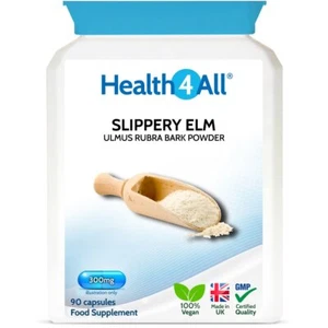Slippery Elm 300mg Capsules | ACID REFLUX & STOMACH ULCERS SUPPORT - Picture 1 of 13