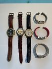 Lot Vintage Watches - Three Guess Watches, One Each Gitano, Geneva, Sharp
