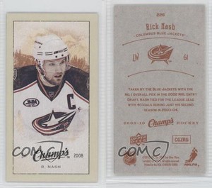 2009-10 Upper Deck Champ's Mini Red Back Rick Nash #226