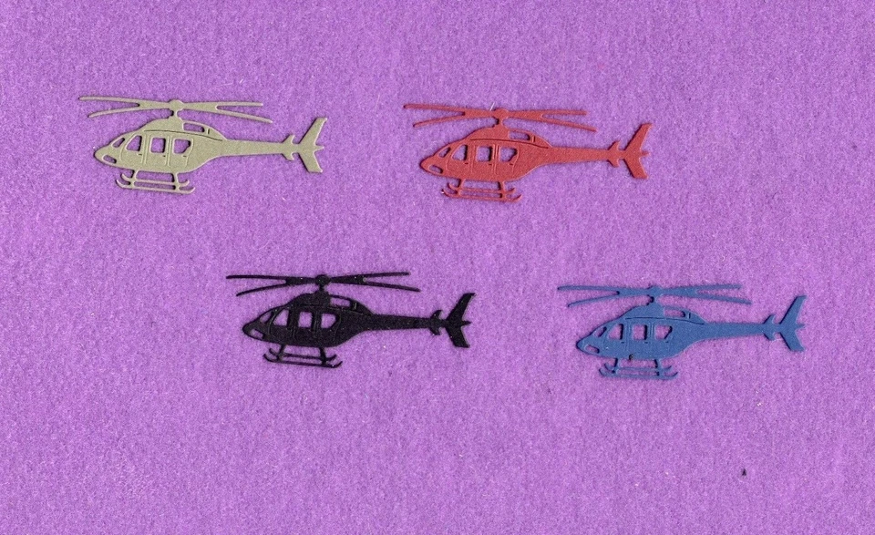 Tarjetas de álbum de recortes troquelados militares de HELICÓPTERO EE. UU. Foto 1 de 1