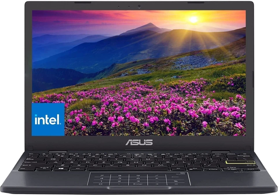 ASUS VivoBook Go 12 L210 11.6'' (64GB eMMC, Intel Celeron N4020, 2.8GHz, 4GB RAM) Laptop - Black (‎L210MA-DS02)