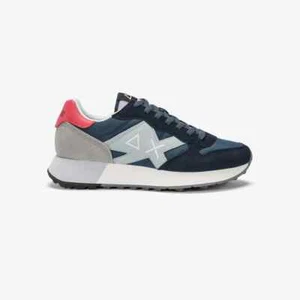SUN68 JAKI 2.0 BICOLOR Scarpe Sneakers Uomo Z35111 07 Navy Blue SUN 68 - Foto 1 di 3