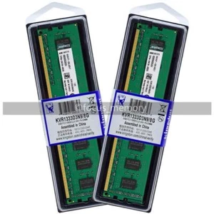 Kingston 16GB 2x8 GB DDR3 1333 MHz PC3-10600 DIMM Desktop Non-ECC Memory 240-PIN - Picture 1 of 5