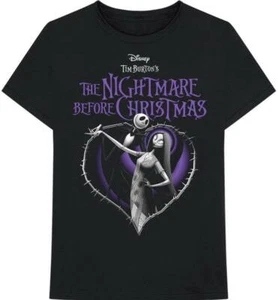 NIGHTMARE BEFORE CHRISTMAS PURPLE HEART T-SHIRT (XXL) (TS130) New/Sld) - Picture 1 of 1