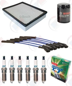 KARLYN BLUE Tune Up Kit w/ DENSO "IRIDIUM" for 2014-2016 Chevrolet GMC 1500 4.3L - Picture 1 of 1