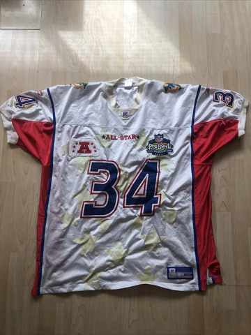 VINTAGE 2003 Ricky Williams #34 Miami Dolphins Pro Bowl Adult Jersey Size 56 Men Cover