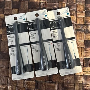 3 Covergirl Get In Line Liquid Eye Liner 340 Teal Crystal 2.5ml Long Lasting - Picture 1 of 1