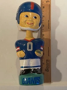 NFL NY Giants Player Bobblehead w/Green Base *Pre-Owned w/Damage* b2 - Picture 1 of 11