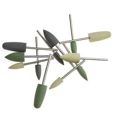 Fresas de pulido dental base de resina acrílico invisible dentadura silicona molienda Foto 1 de 4