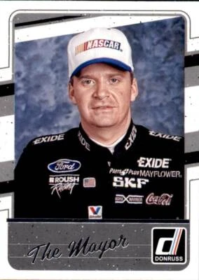 2017 Panini Donruss NASCAR Racing Nickname Variation #186 Jeff Burton The Mayor - Image 1 of 2