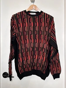 $250 St. Croix Black Red Orange XL Cotton Blend - Picture 1 of 4