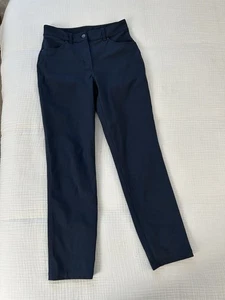 Pantalón Lululemon City Elegante 5 Bolsillos 7/8 W5CZIS Azul Marino Verdadero Talla 4 - Imagen 1 de 8