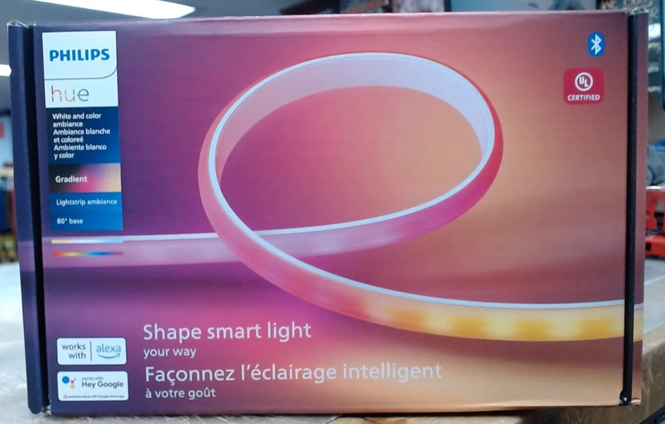 Tira de luz Philips Hue Ambiance Gradient Bluetooth 80" *Envío gratuito* Foto 1 de 1
