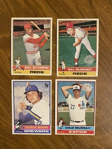 1976/2015 Topps Baseball Buyback Lot. 4 Cards EX/NM - Picture 1 of 3
