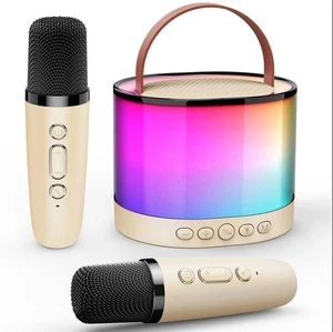 Karaoke Con Microfono Bluetooth per Bambini, Con 2 Microfoni Wireless Altopar - Foto 1 di 5