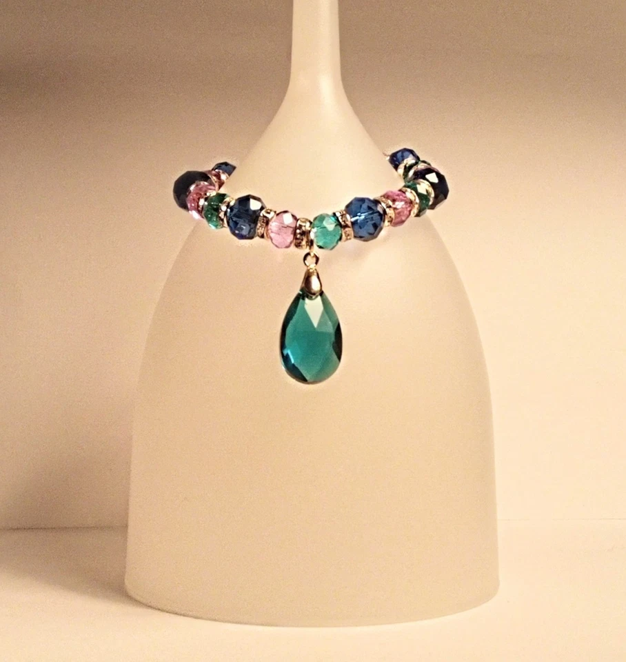 Crystal Wine Bottle Charm - Image 1 of 1