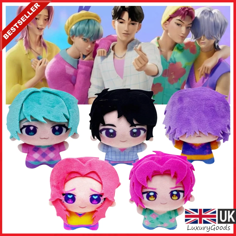 K-POP DEMON HUNTERS KPop Demon Hunters Plush Stuffed Plush Soft Toy Jinu Saja Boys Plushie Doll Gift