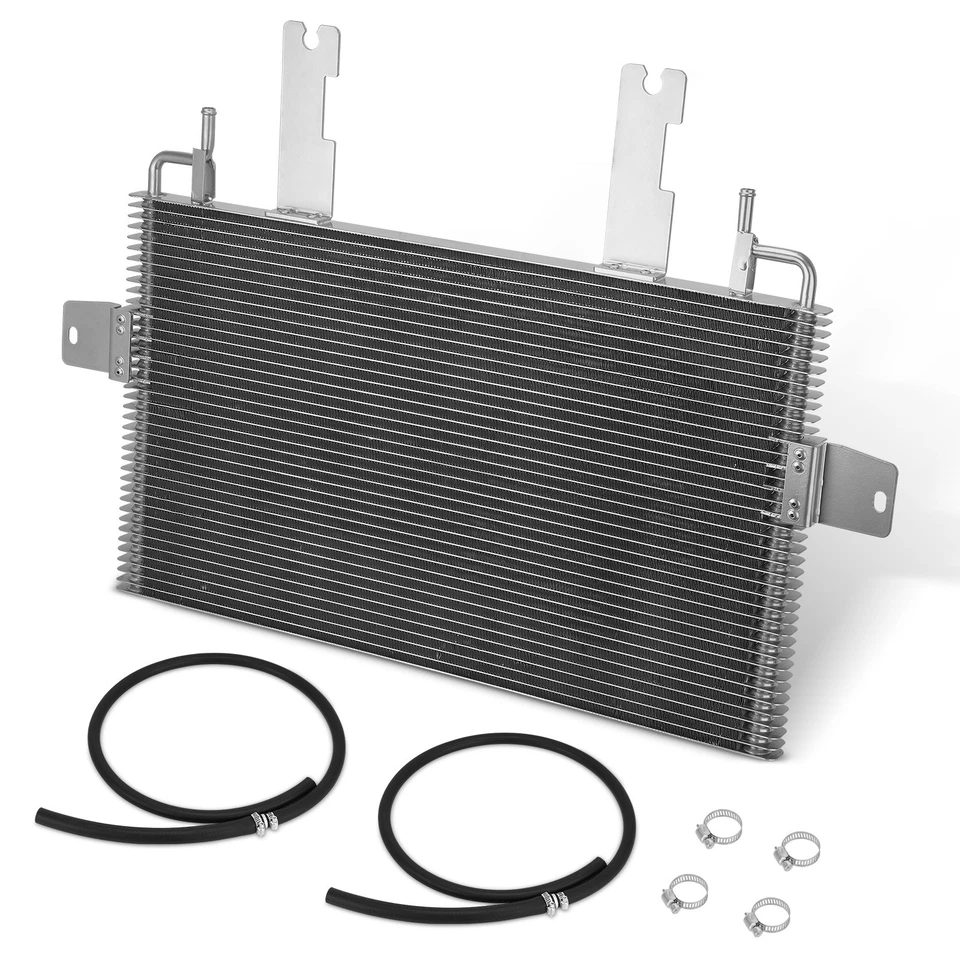 Transmission Oil Cooler w/Hoses and Clamps for 1999-2003 Ford 7.3L Powerstroke - Image 1 of 4