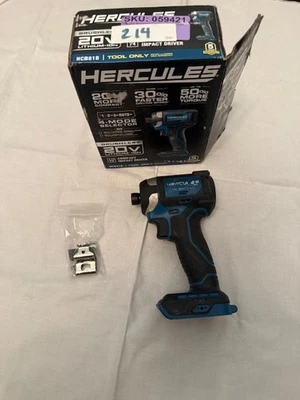 Hercules 20V 1/4" Compact Impact Driver Tool Only Great Condition - Image 1 of 4