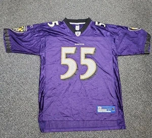 Camiseta de fútbol americano Baltimore Ravens Terrell Suggs #55 Reebok NFL talla L - Imagen 1 de 8
