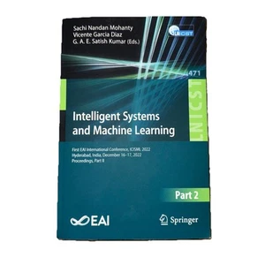 Intelligent Systems And Machine Learning Book Part 2 Springer - Picture 1 of 2