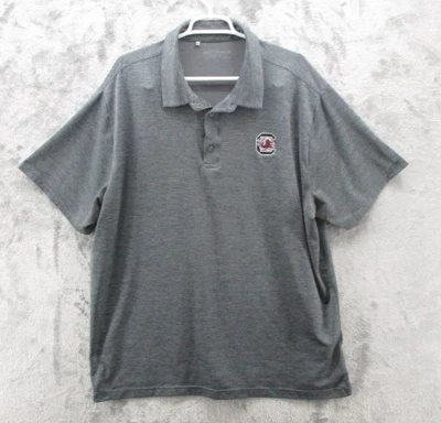 South Carolina Gamecocks Shirt Mens 3XL Gray NCAA College Football Under Armour - Image 1 of 4