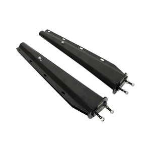 NEW Black Straight Spring Loaded Mud Flap Hanger 2.5" Bolt Spacing,30" Length - Picture 1 of 9