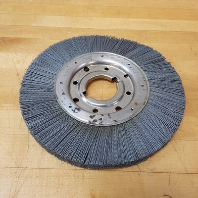 Cepillo de rueda de alambre Osborn 22314 10 pulgadas de diámetro 1 pulgada de diámetro 2 pulgadas, alambre prensado redondo de 0,04 pulgadas Foto 1 de 4