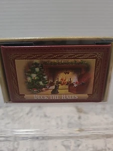 Mr. Christmas Musical Songbook Deck The Halls Wind-up Music Box Decoration - Picture 1 of 10