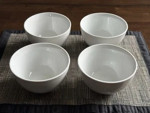 Denmark Tools For Cooks White Porcelain Cereal Soup Bowls 5-1/2” Set Of 4 - Picture 1 of 18