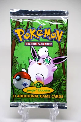 Бустер Pokemon 1999 Jungle 1-ое издание винтажный Wigglytuff запечатанный WOTC - Изображение 1 из 4