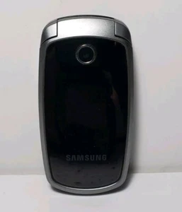 Téléphone à clapet vintage Samsung SPH M300 noir - non testé pour pièces - Photo 1 sur 8